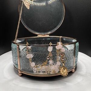 Moonlit Jade & Pearl Necklace — Soft Goth Meets Victorian Elegance